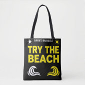 Grappige vakantie aan het strand tote bag (Voorkant)