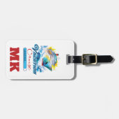 Grappige vakantie cruise bagagelabel (Voorkant horizontaal)