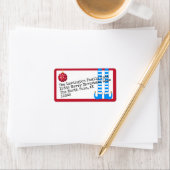 Grappige vakantie elf benen etiket (Insitu)