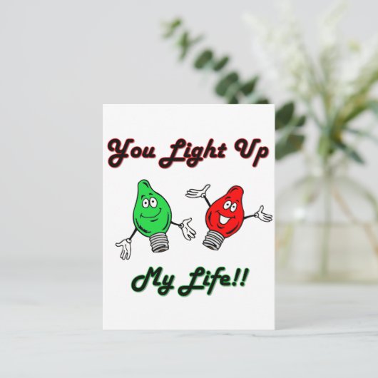 Grappige vakantie feestdagenkaart (Staand voorkant)