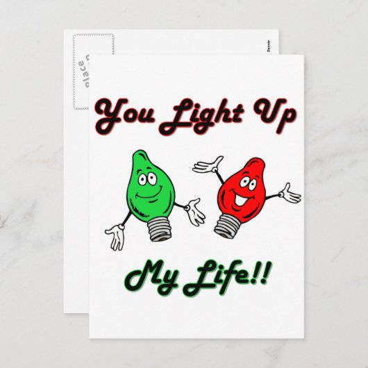 Grappige vakantie feestdagenkaart (Voorkant / Achterkant)