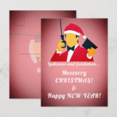 Grappige vakantie groeten briefkaart (Voorkant / Achterkant)