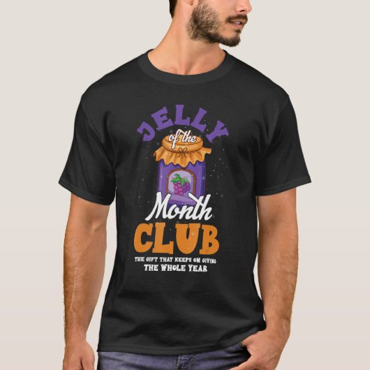 Grappige Vakantie Jelly van de Maand Clubs Vrolijk T-shirt (Voorkant)