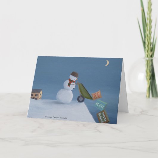 Grappige vakantie Kaart (Voorkant)