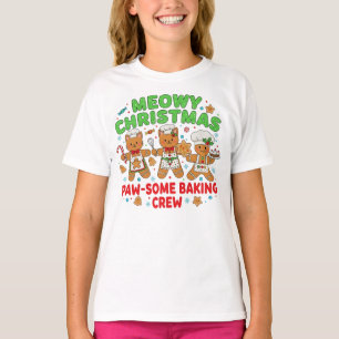 Grappige Vakantie Kat Koekje T-shirt