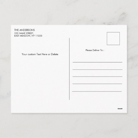 Grappige vakantie kerst workout Kaart (Achterkant)