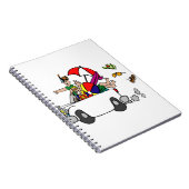 grappige vakantie met cartoon auto notitieboek (Rechterzijde)