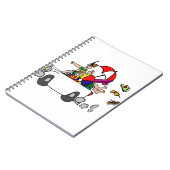 grappige vakantie met cartoon auto notitieboek (Linkerzijde)