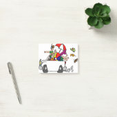 grappige vakantie met cartoon auto post-it® notes (Kantoor)
