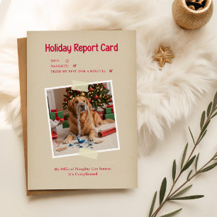 Grappige Vakantie Oude Hond Foto Kerstmis Feestdagenkaart
