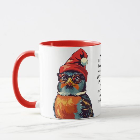 Grappige vakantie overlevingstips van een Amerikaa Mok (Links)