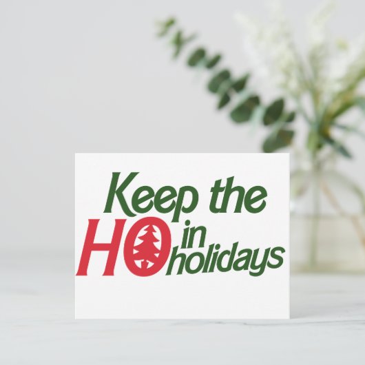 Grappige Vakantie T-Shirts Feestdagenkaart (Staand voorkant)