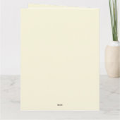 Grappige vakantie verjaardag kaart (Achterkant)