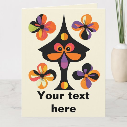 Grappige vakantie verjaardag kaart (Voorkant)