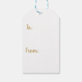 Grappige vakantiefoto zelden rustig cadeaulabel (Achterkant)