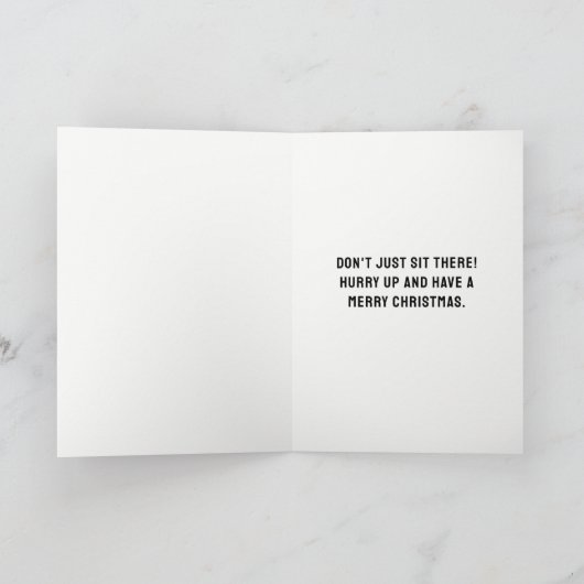 grappige vakantiekaarten feestdagen kaart (Binnen)