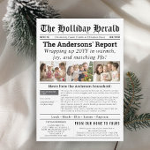 Grappige Vakkrant Familiekaart 3 Foto's Nieuws Feestdagenkaart