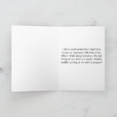 Grappige Valentijn - Cupido, Feestdagen Kaart (Binnen)