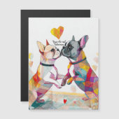 Grappige Valentijn Franse Bulldog Liefhebbers (Voorkant / Achterkant)