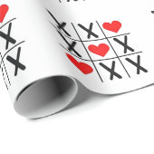 Grappige Valentijn Harten Koppels Matching Lovers Cadeaupapier (Rol Hoek)