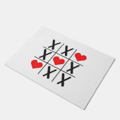 Grappige Valentijn Harten Koppels Matching Lovers Deurmat (Schuin)
