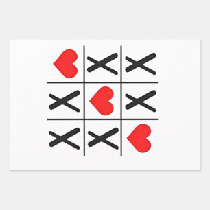 Grappige Valentijn Harten Koppels Matching Lovers Inpakpapier Vel