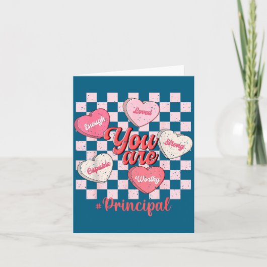 Grappige Valentijn Hoofdletter Liefdeshart  Kaart (Voorkant)