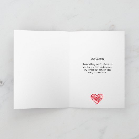 Grappige Valentijn Ik Heb Mijn Benen Geschoren Gep Kaart (Binnen)