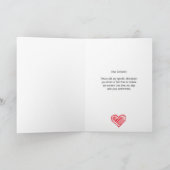 Grappige Valentijn Ik Heb Mijn Benen Geschoren Kaart (Binnen)