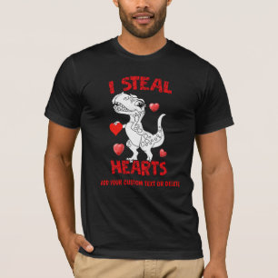 Grappige Valentijn Ik Steel Hartjes Valentijn T-shirt