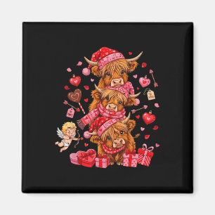Grappige Valentijn Koe Liefhebber Xoxo Wees Van Mi Magneet