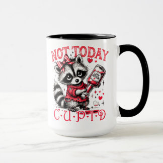 Grappige Valentijn Koffie Mok, Wasbeer Valentijn M Mok