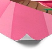 Grappige Valentijn kunst Poster (Hoek)