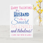 Grappige Valentijn man Kaart (Gele Bloem)