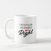 Grappige Valentijn naar rechts geveegd Koffiemok (Links)