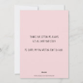 Grappige Valentijn van Cat Feestdagenkaart (Achterkant)