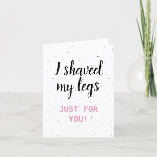 grappige valentijn/verjaardag ik scheerde mijn bee feestdagen kaart