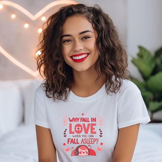 Grappige Valentijn, waarom Herfst in liefde T-shirt