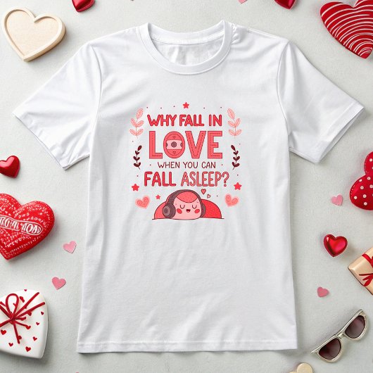 Grappige Valentijn, waarom Herfst in liefde T-shirt