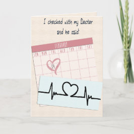 Grappige Valentijn, zei mijn dokter... Feestdagen Kaart