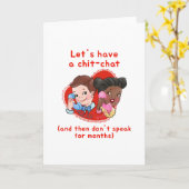 Grappige valentijnkaart kaart (Gele Bloem)