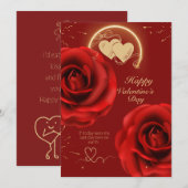 Grappige Valentijnkaart voor Couples Feestdagenkaart (Voorkant / Achterkant)