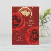 Grappige Valentijnkaart voor Couples Feestdagenkaart (Staand voorkant)