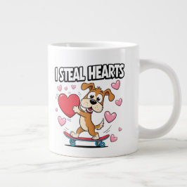 Grappige Valentijn's Day - Schattige, modern en hu Grote Koffiekop
