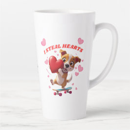 Grappige Valentijn's Day - Schattige, modern en hu Latte Mok