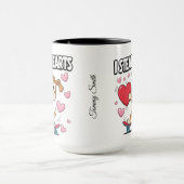 Grappige Valentijn's Day - Schattige, modern en hu Mok (Midden)