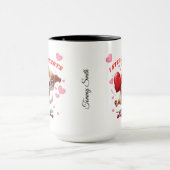 Grappige Valentijn's Day - Schattige, modern en hu Mok (Midden)