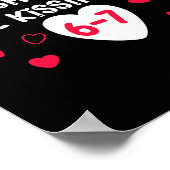 Grappige Valentijns Hoeveel nachten per week moete Poster (Hoek)