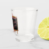 Grappige Valentijns kabouter Twee-Tons Shot Glas (Rechts)