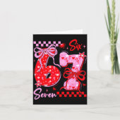 Grappige Valentijnsdag 67 Meme 6 7 Valentijnsboog Kaart (Voorkant)